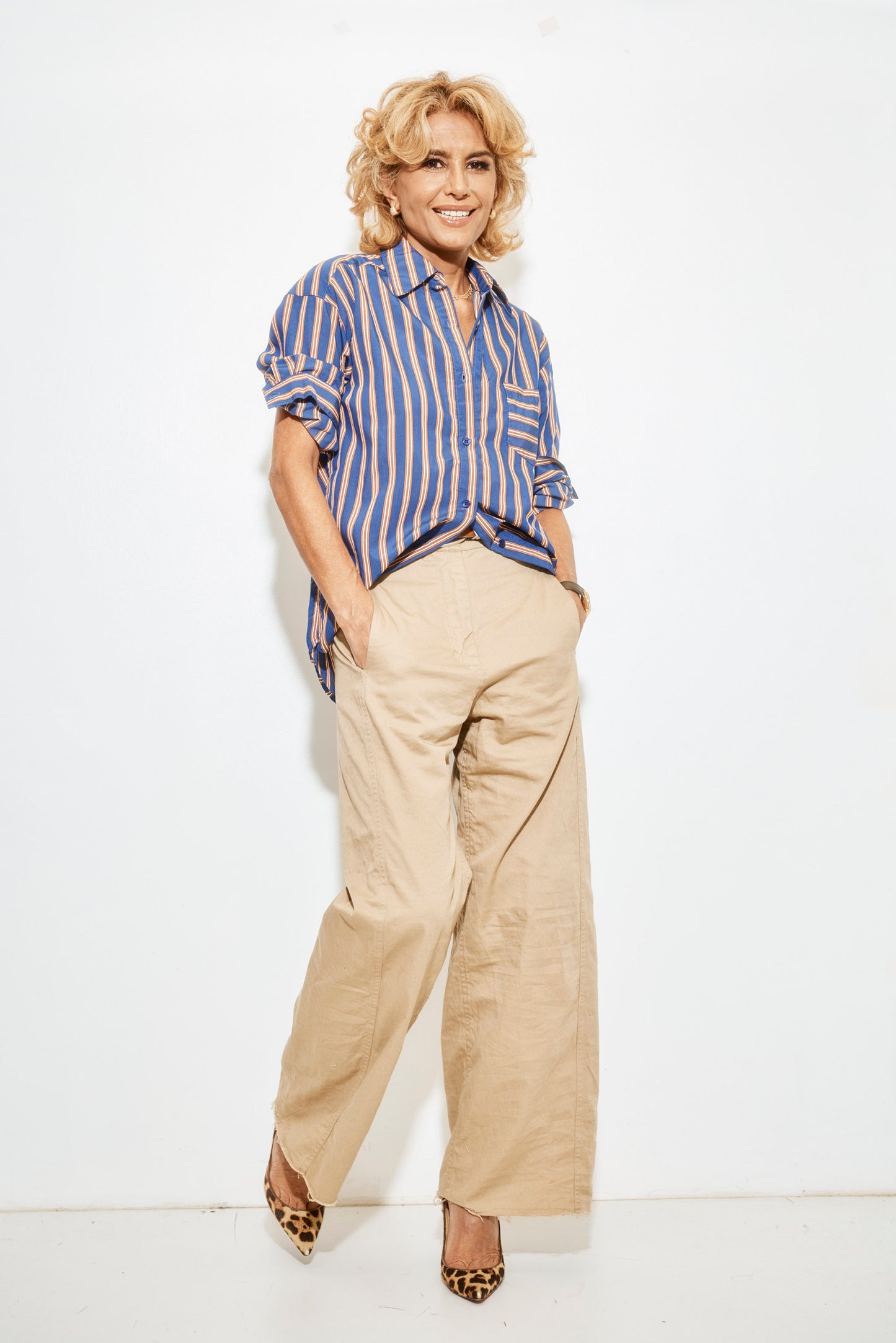 PHOEBE MULTI STRIPE - NAVY