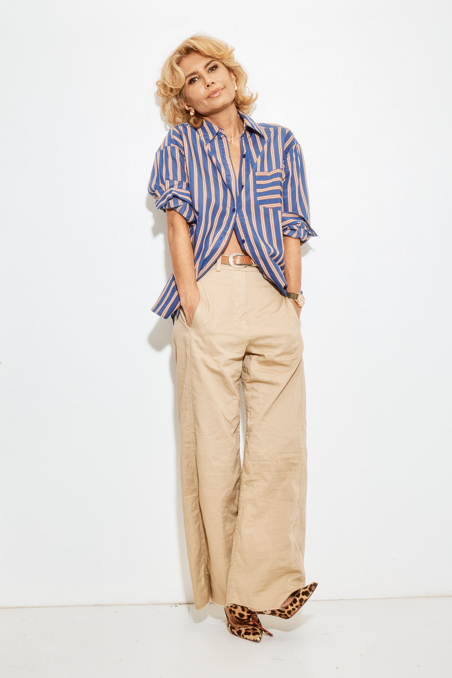 PHOEBE MULTI STRIPE - NAVY