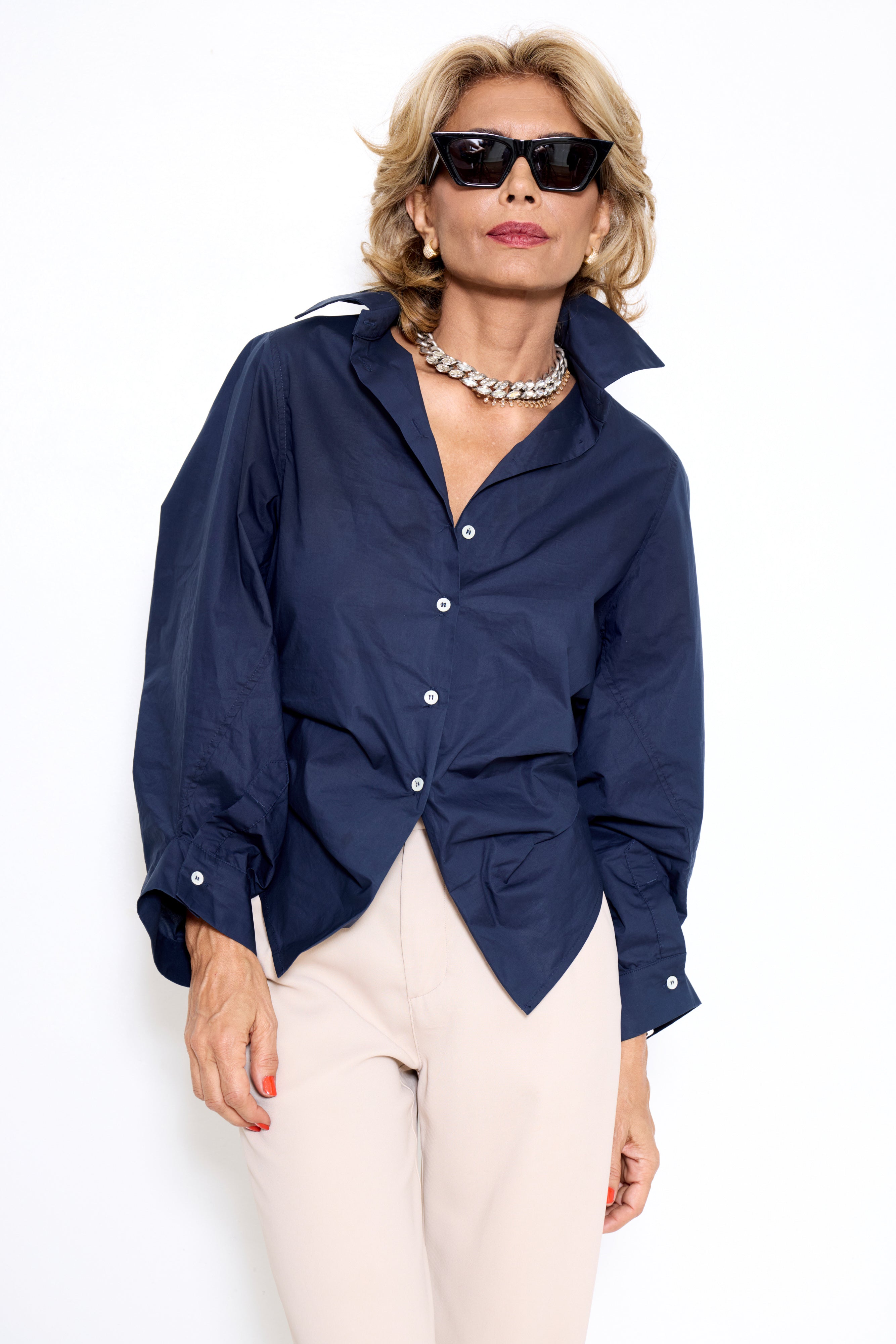 SHEER VOLUME SLEEVE SHIRT | TOPS | STORE | THINGS THAT