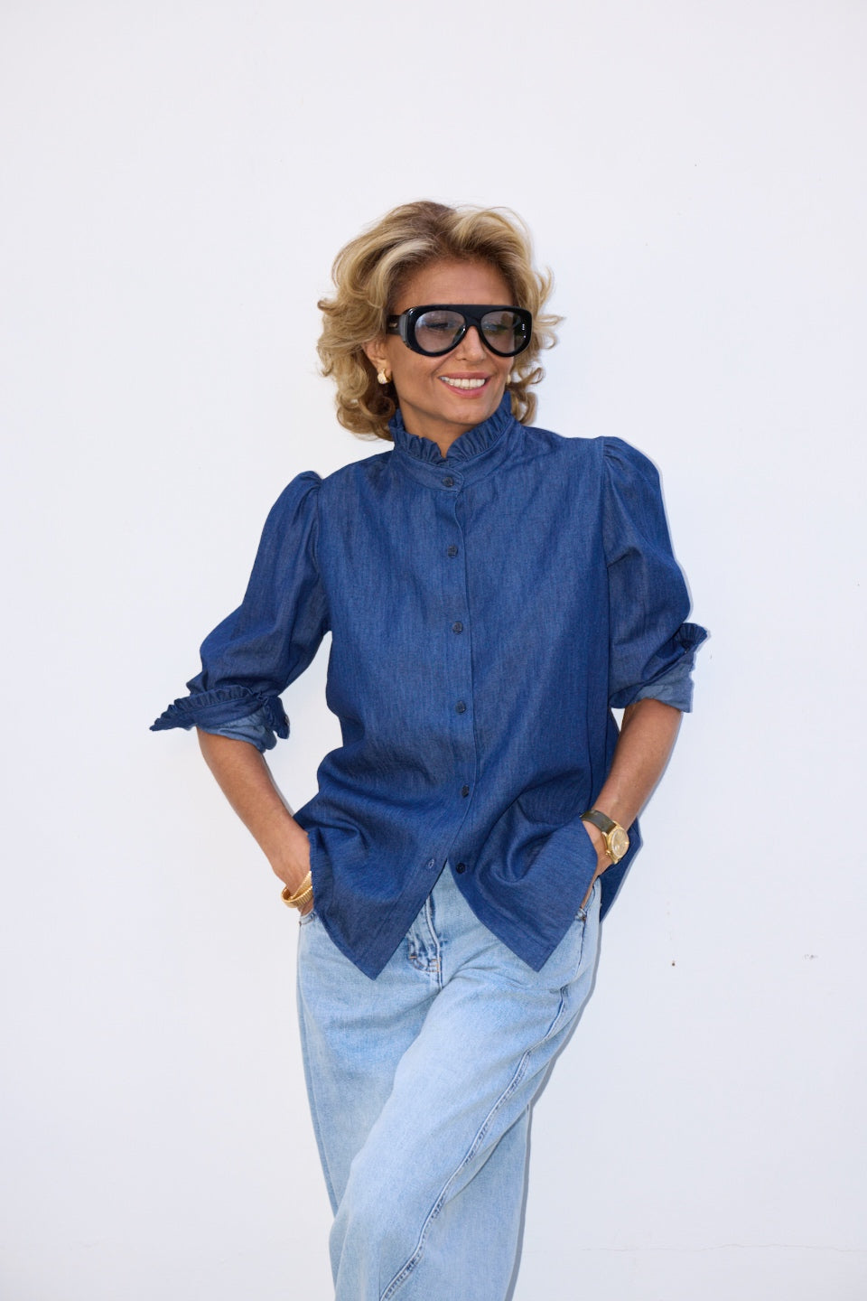 PEGGY DENIM - INDIGO